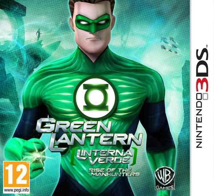 Green Lantern Linterna Verde Rise Of The Manhunters 3ds
